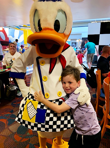 Donald Duck Character Dining Chef Mickey's Disney's Contemporary Resort Orlando Florida Resales DVC